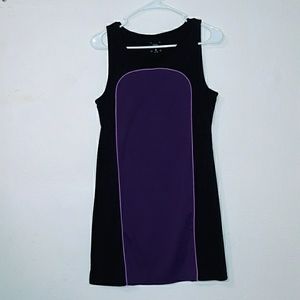 Mac + Jac Sleeveless Black and Purple Dress